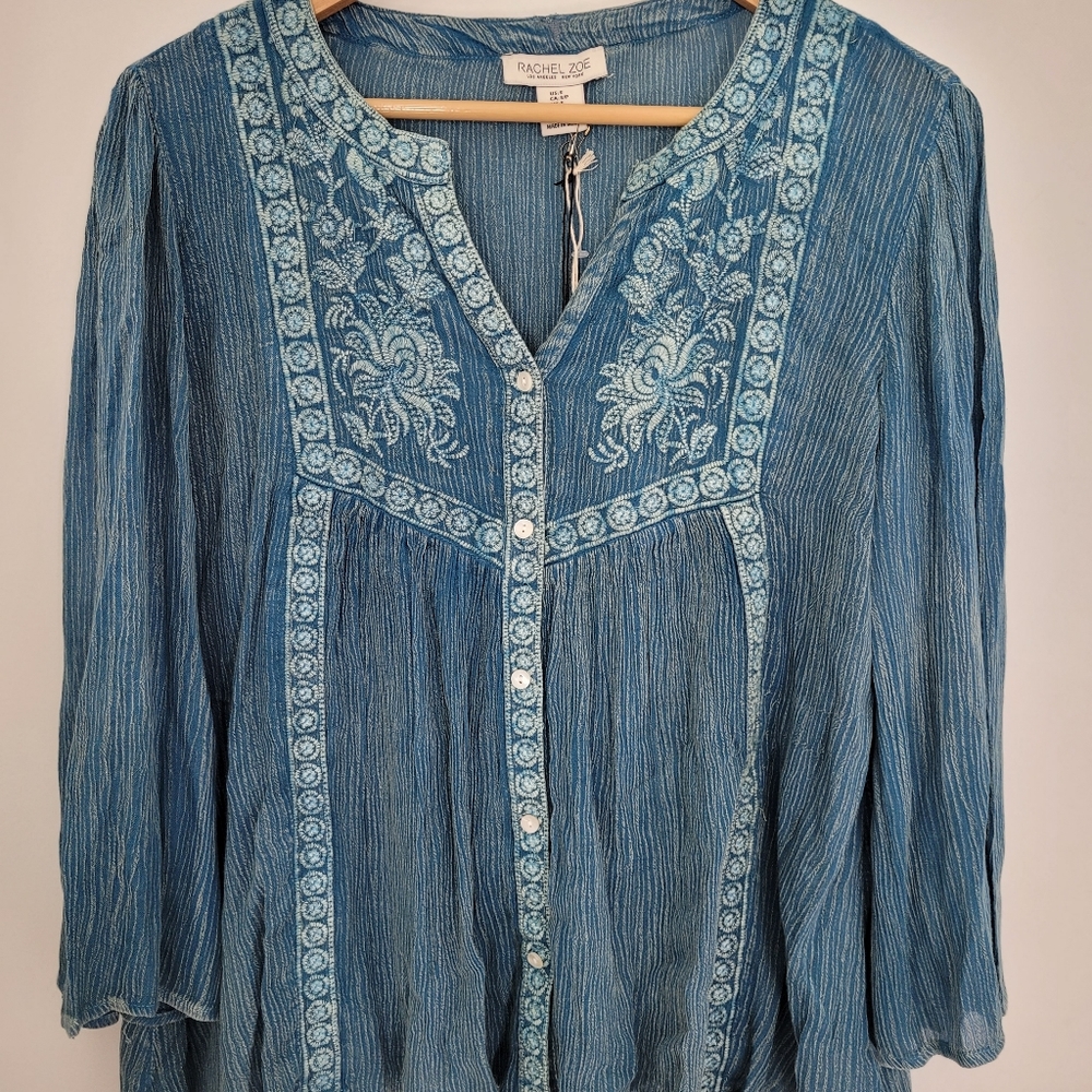Rachel Zoe flowy top